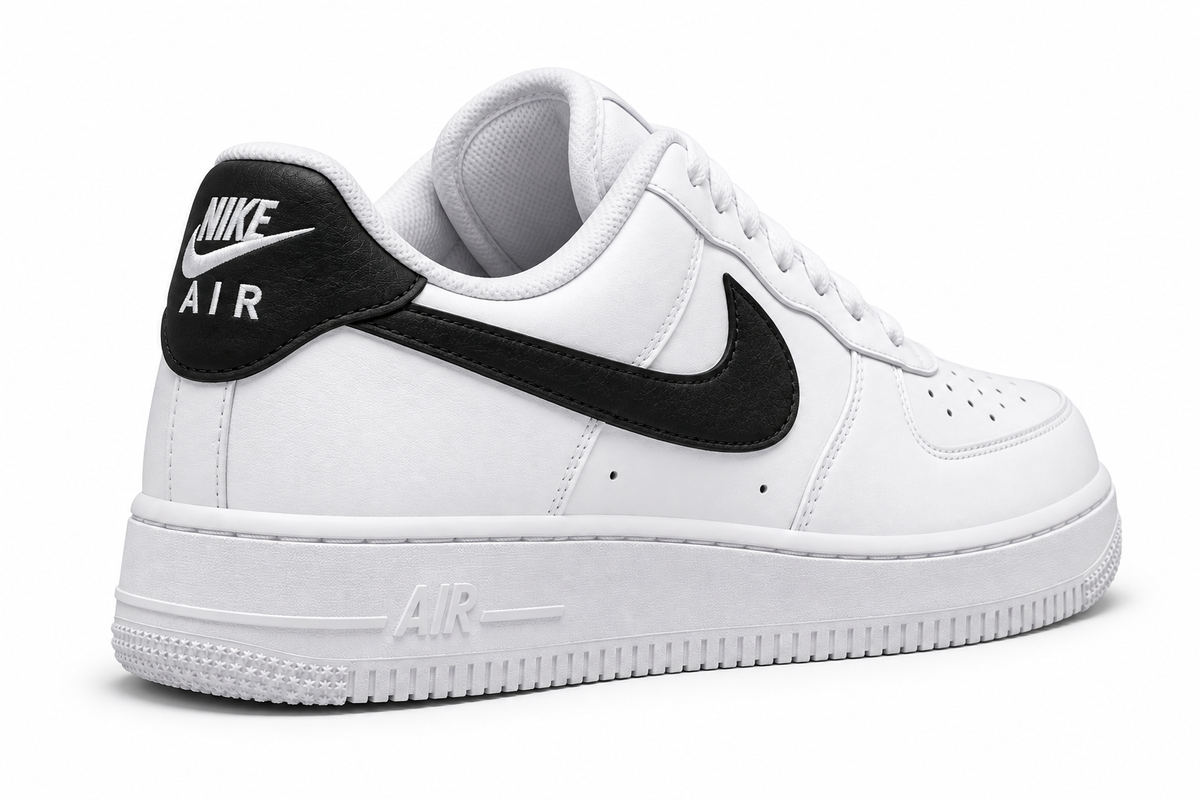 Nike Air Force 1 Low White-Black — 3-4-talon