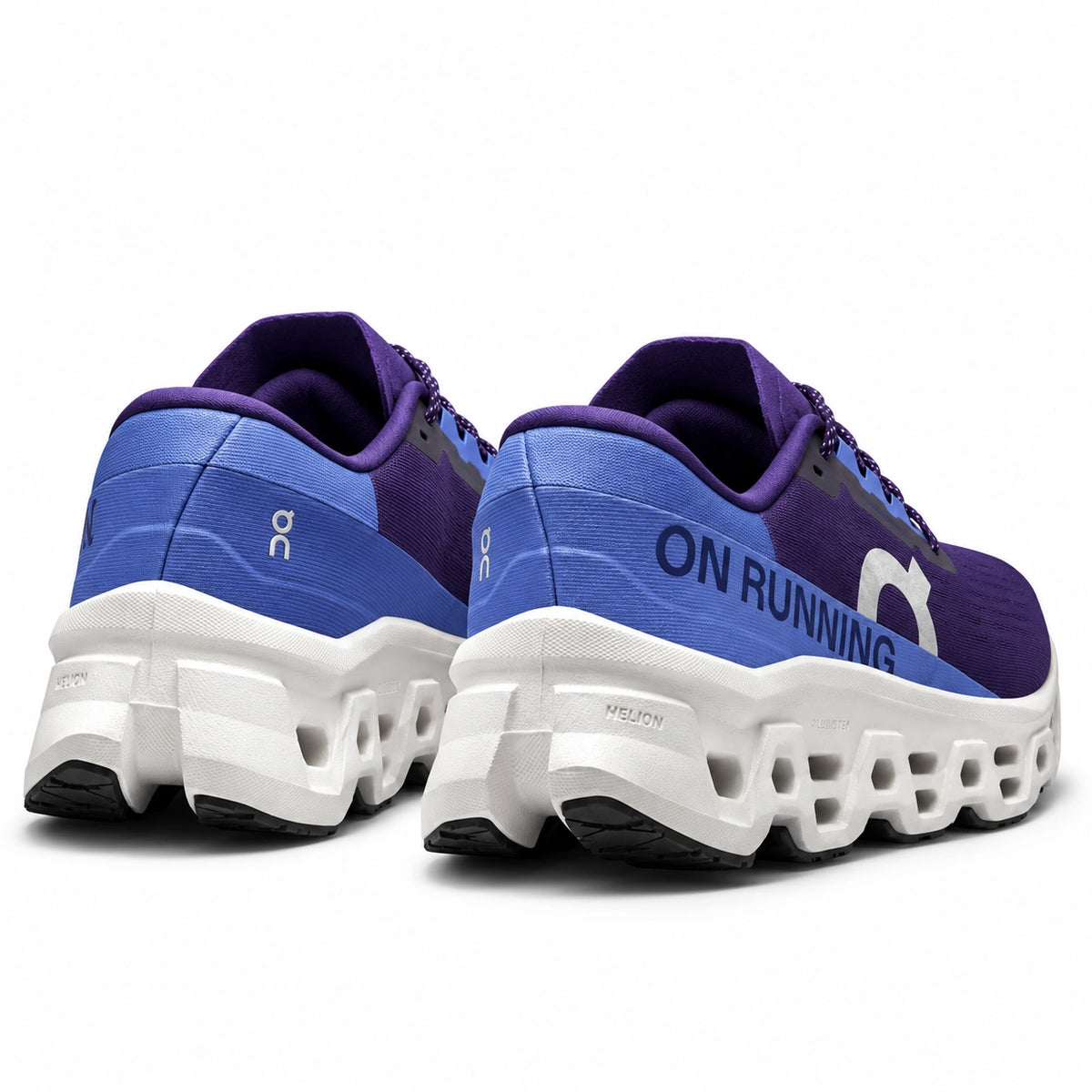 [color:Violet-bleu] ON Cloudmonster 3 | 3/4 arrière talon