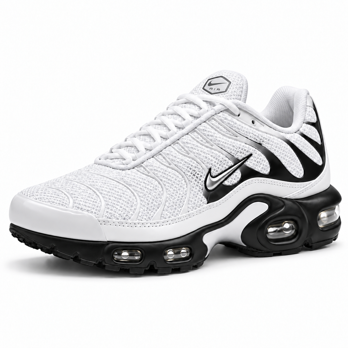 [color:Blanc / noir] Nike Air Max Plus TN | 3/4 avant