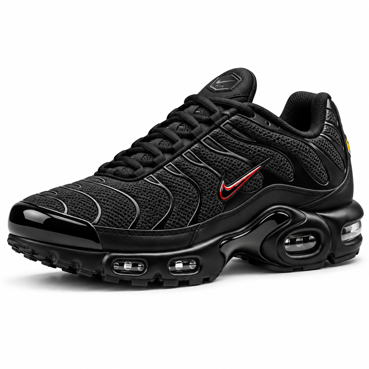 [color:Noir / Swoosh rouge] Nike Air Max Plus TN | 3/4 avant
