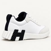 Hermès Bouncing Blanc / Noir — 3/4 avant