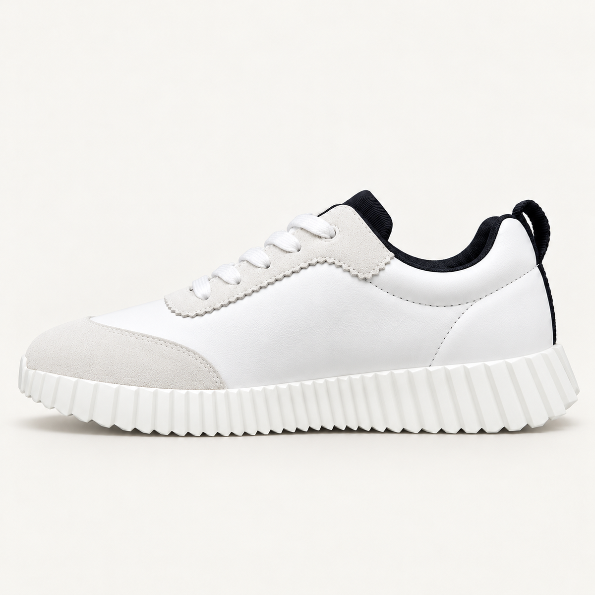 Hermès Bouncing Blanc / Noir — autre côté
