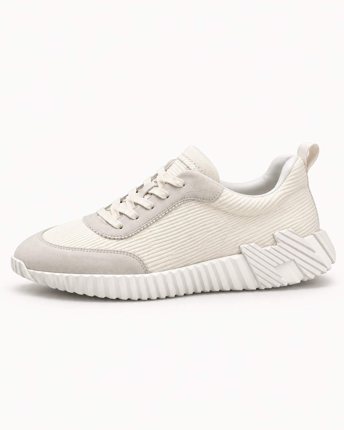 Hermès Bouncing Écru / Blanc — côté
