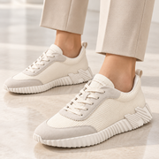 Hermès Bouncing Écru / Blanc — porté