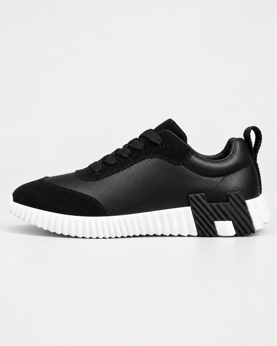 Hermès Bouncing Noir / Blanc — côté intérieur