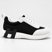 Hermès Bouncing Noir / Blanc textile — côté