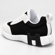 Hermès Bouncing Noir / Blanc textile — 3/4 arrière