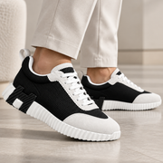 Hermès Bouncing Noir / Blanc textile — porté