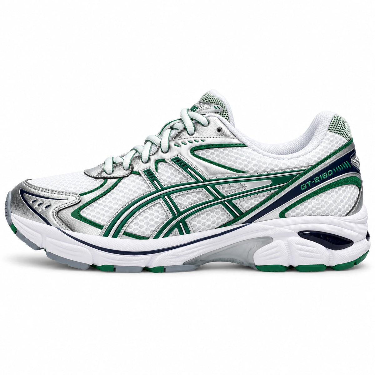 [color:Blanc-argent-vert] ASICS GT-2160 | Profil extérieur