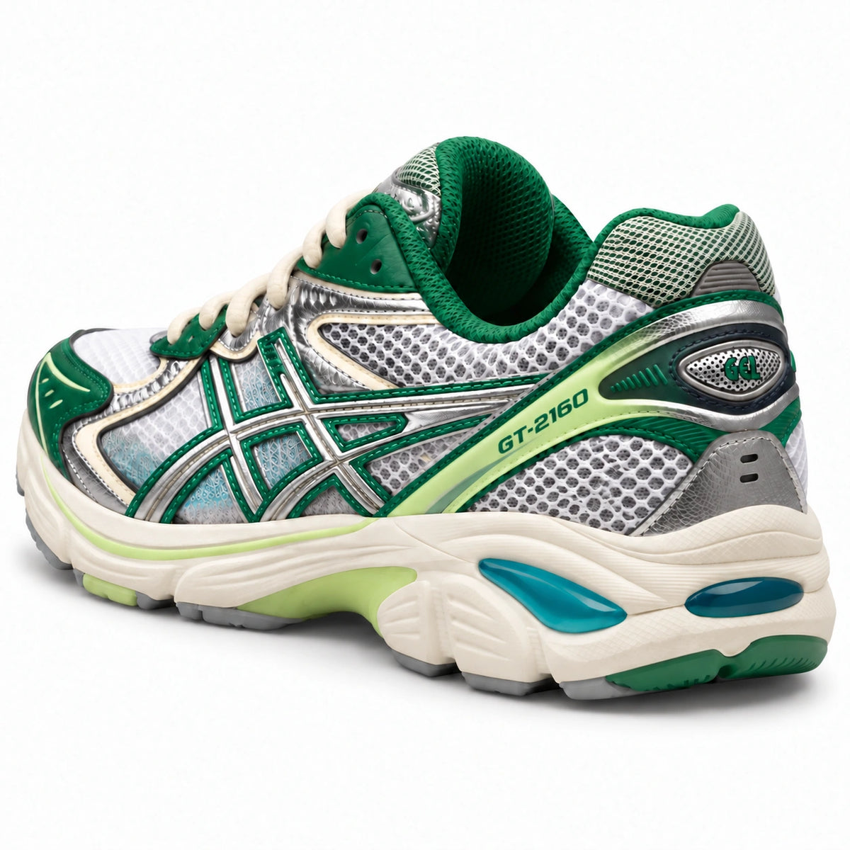 [color:Crème-vert] ASICS GT-2160 | 3/4 arrière