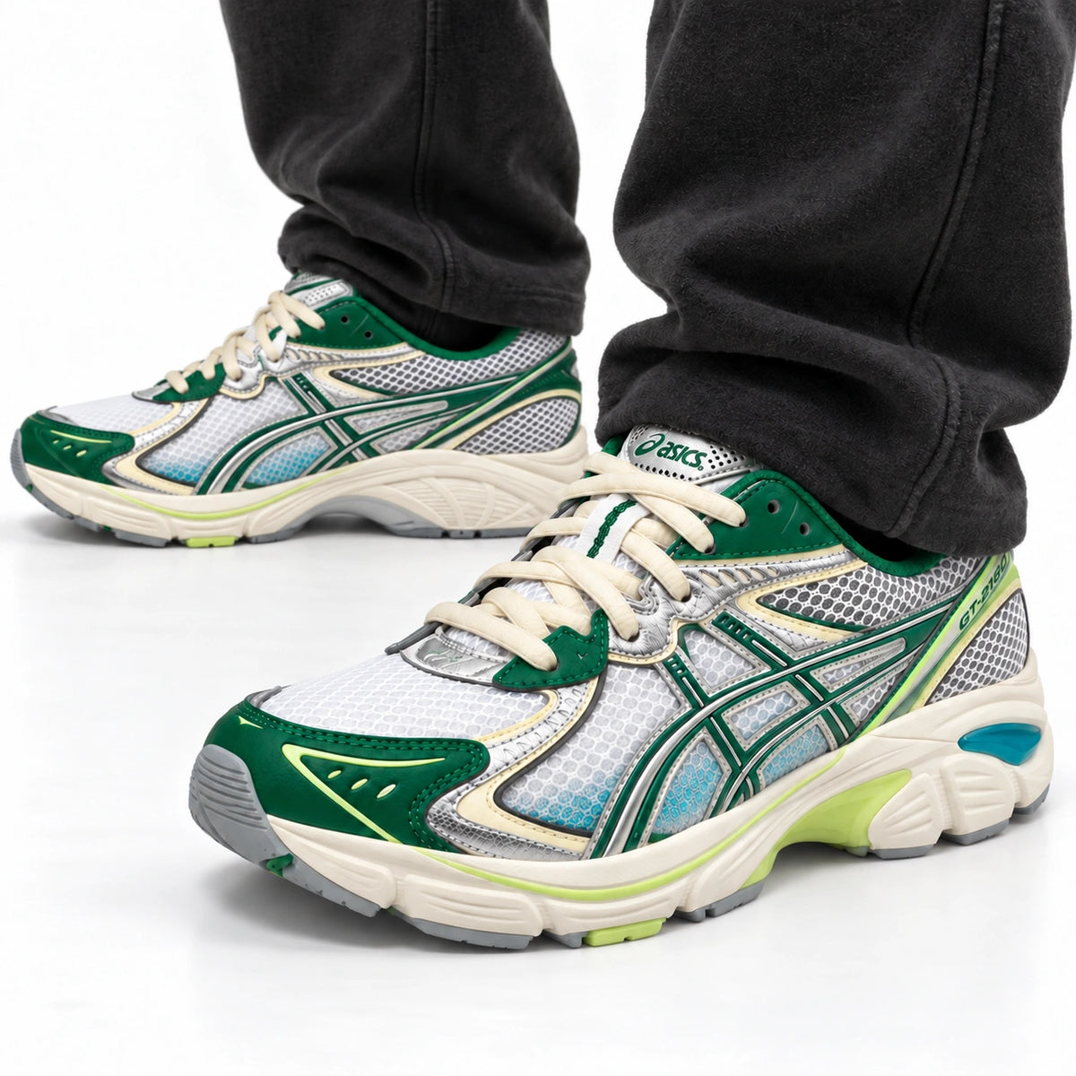[color:Crème-vert] ASICS GT-2160 | Porté