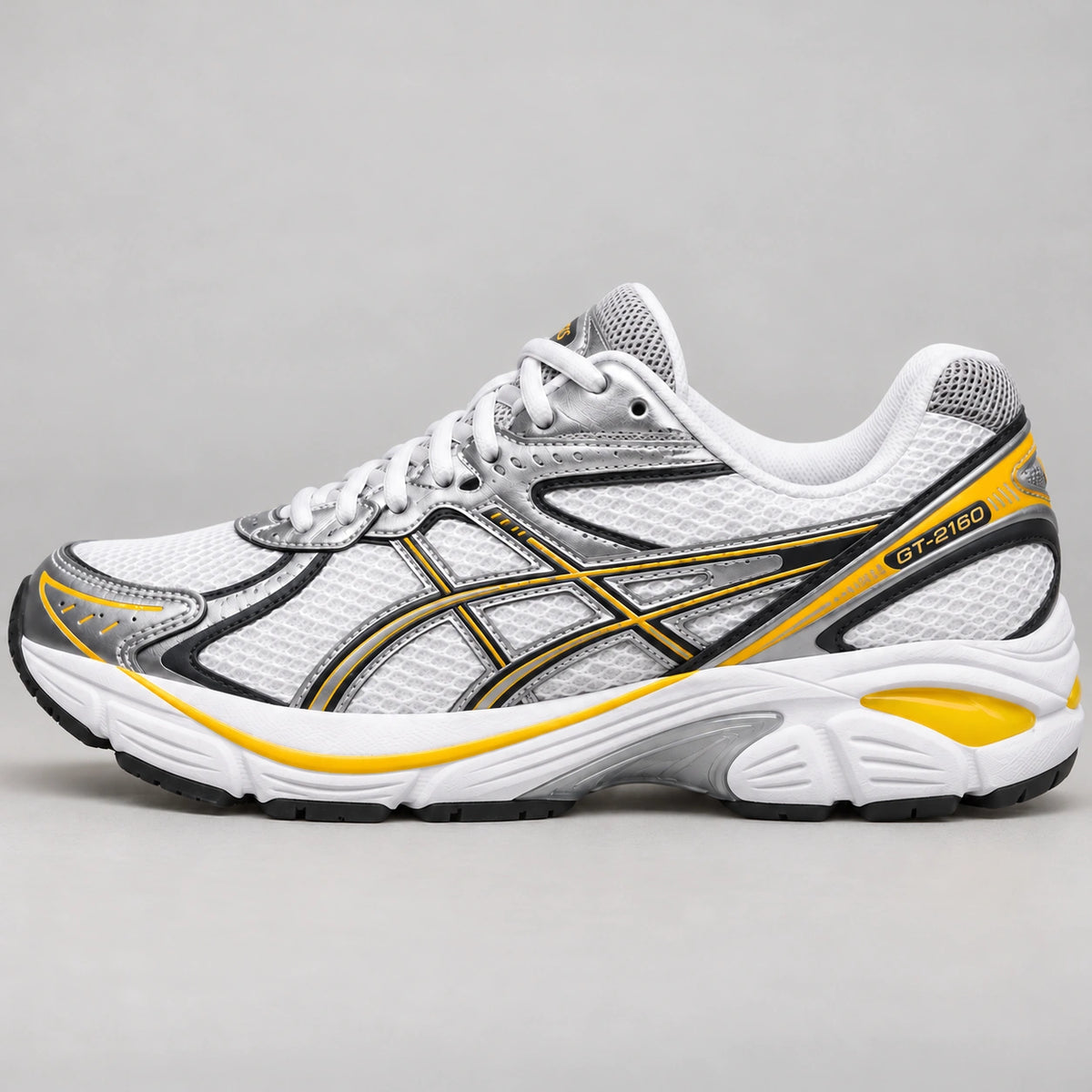 [color:Argent-blanc-jaune] ASICS GT-2160 | Profil extérieur