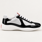 [color:Noir et argent] Prada — Sneakers America’s Cup | Profil extérieur