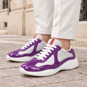 [color:Violet et argent] Prada — Sneakers America’s Cup | Porté