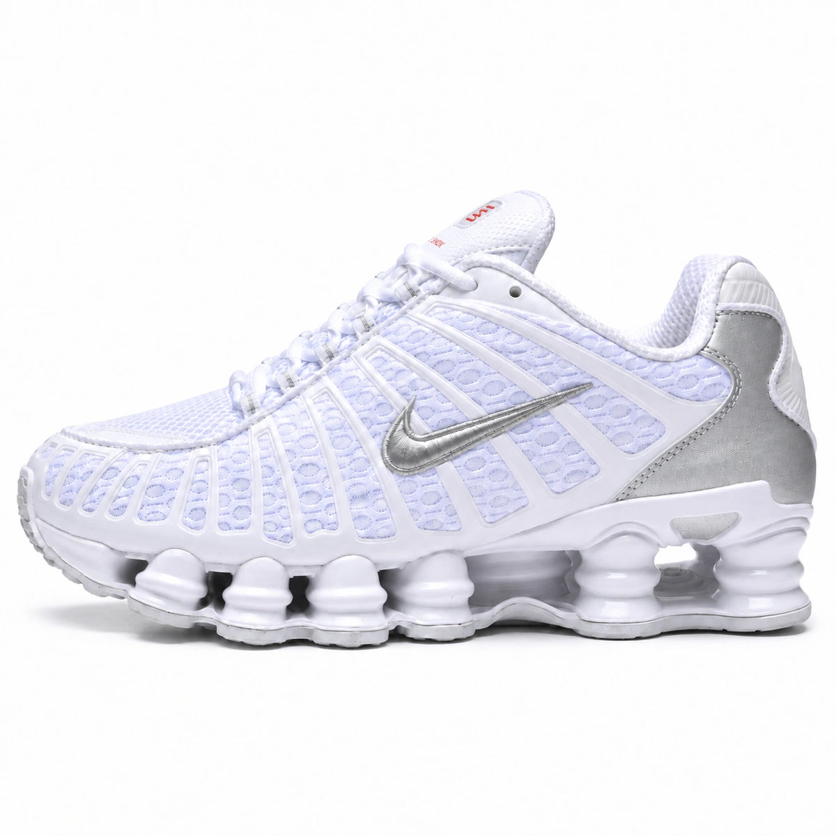 [color:Blanc-argent] Nike Shox TL | Profil extérieur