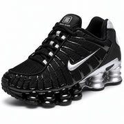 [color:Noir-argent] Nike Shox TL | 3/4 avant