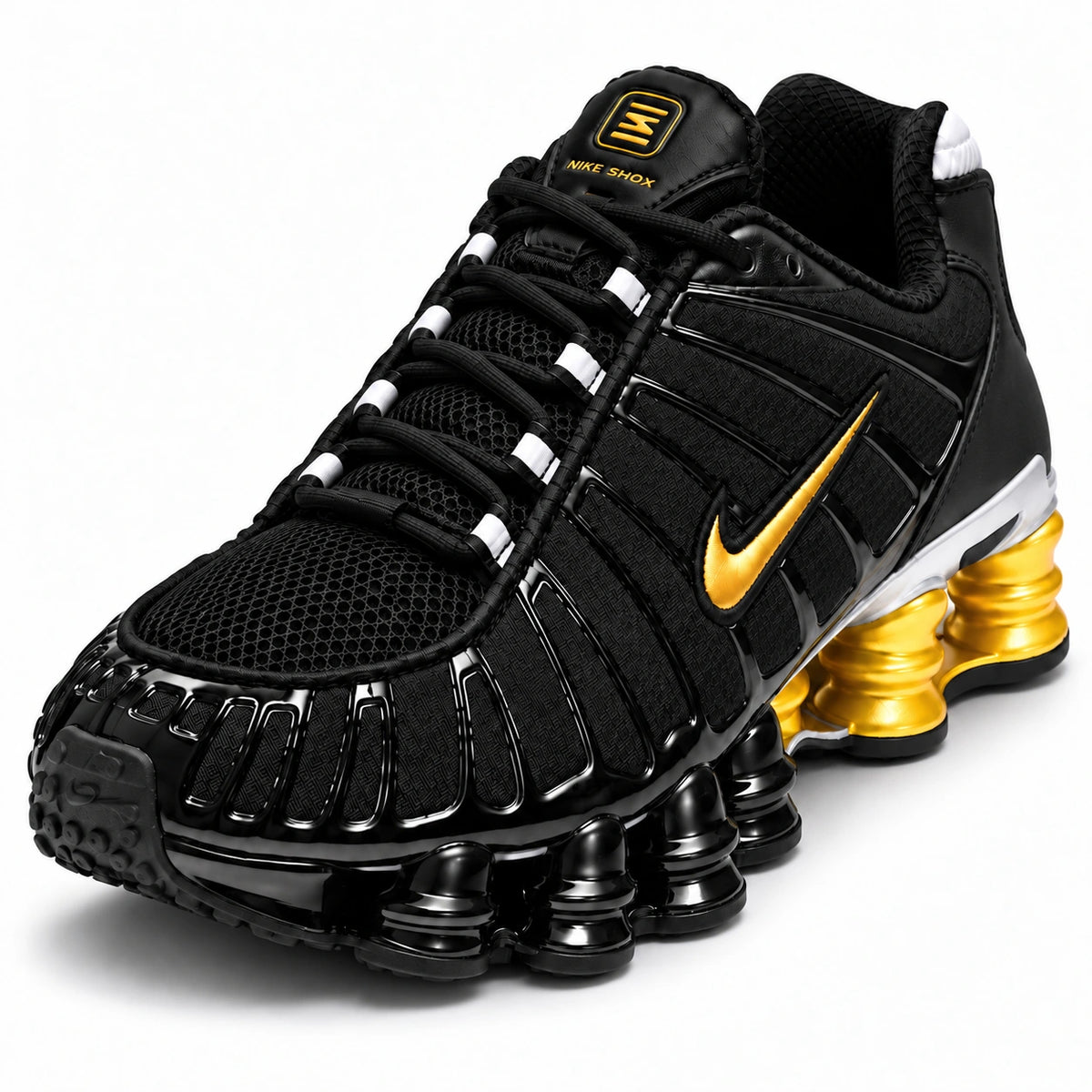 [color:Noir-or] Nike Shox TL | 3/4 avant