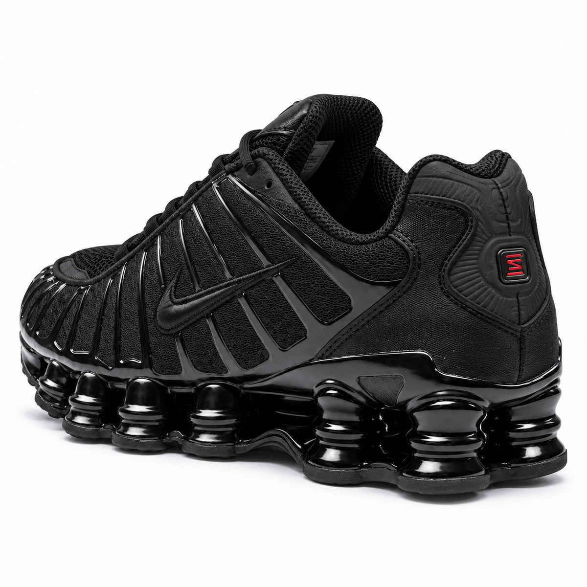 [color:Triple noir] Nike Shox TL | 3/4 arrière