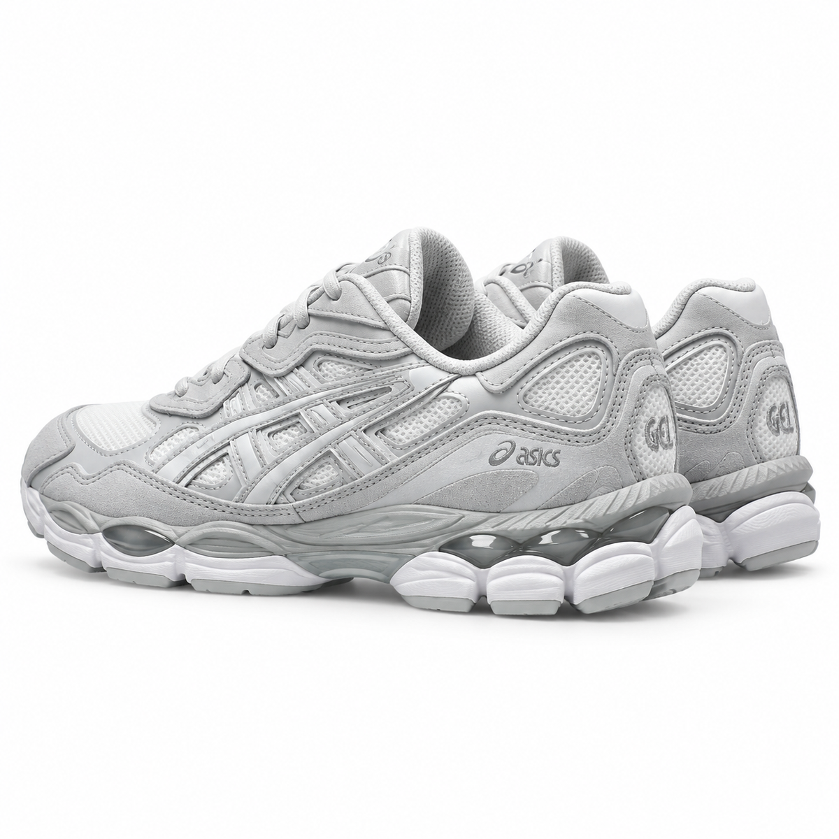 ASICS GEL-NYC | Argent | 3/4 arrière