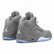 Air Jordan 5 Retro | Gris / bleu | 3/4 arrière
