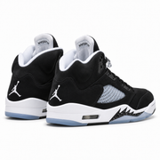 Air Jordan 5 Retro | Noir / blanc | 3/4 arrière