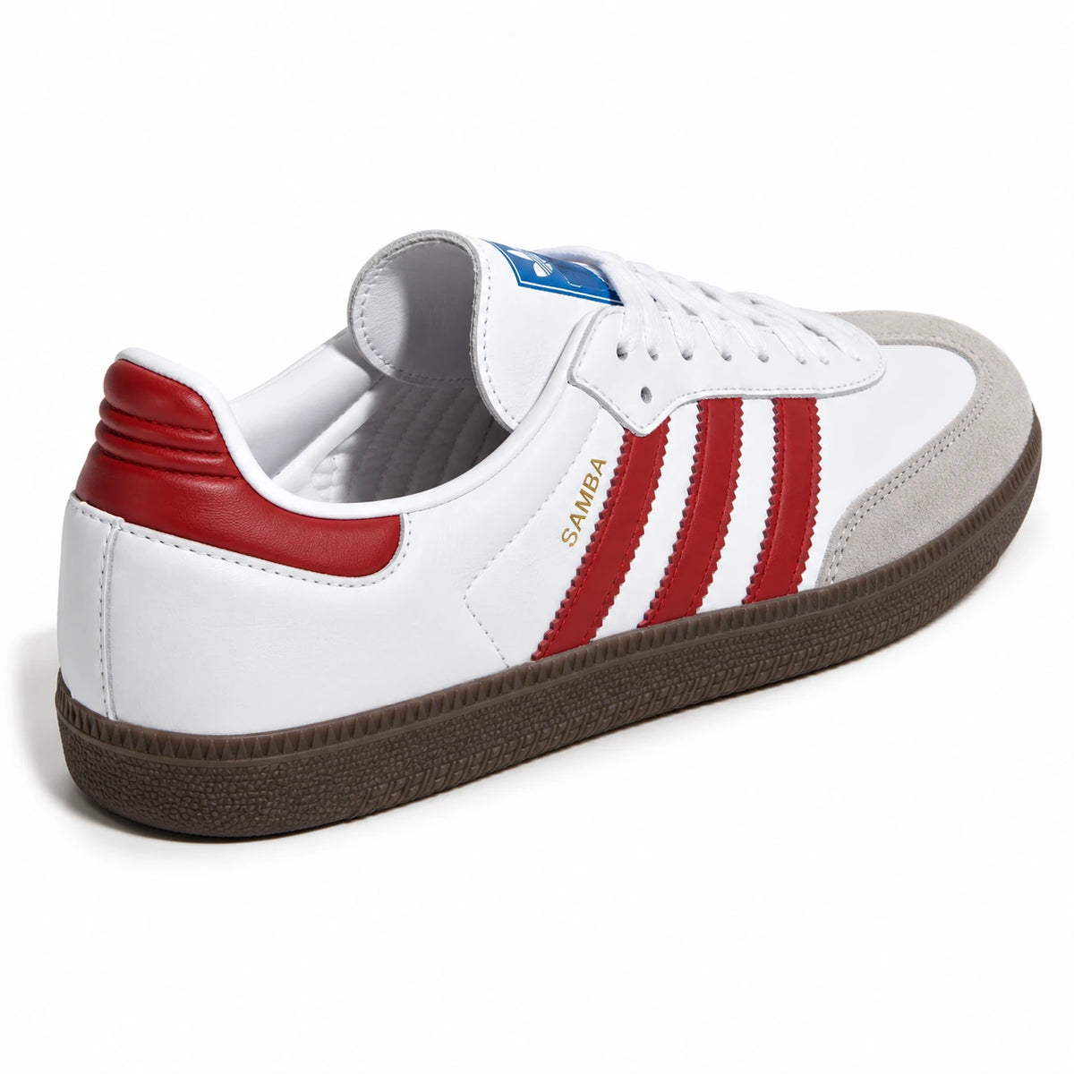 [color:Blanc-rouge] adidas Samba OG | 3/4 arrière