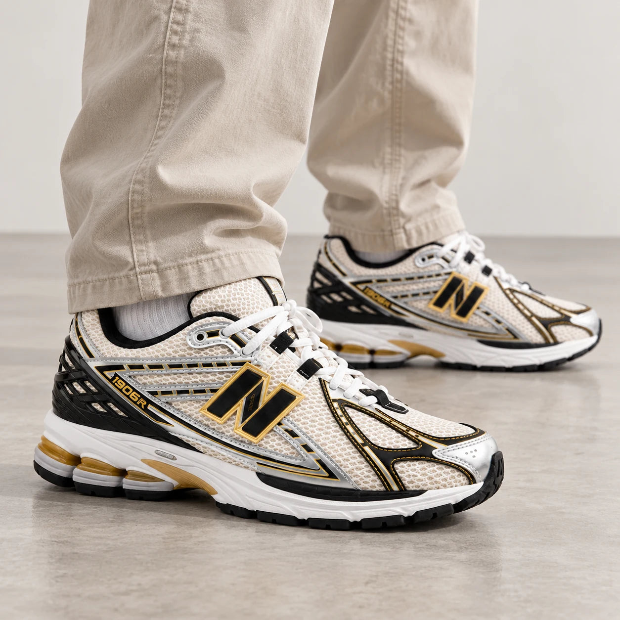 New Balance 1906R Argent-or — Porté