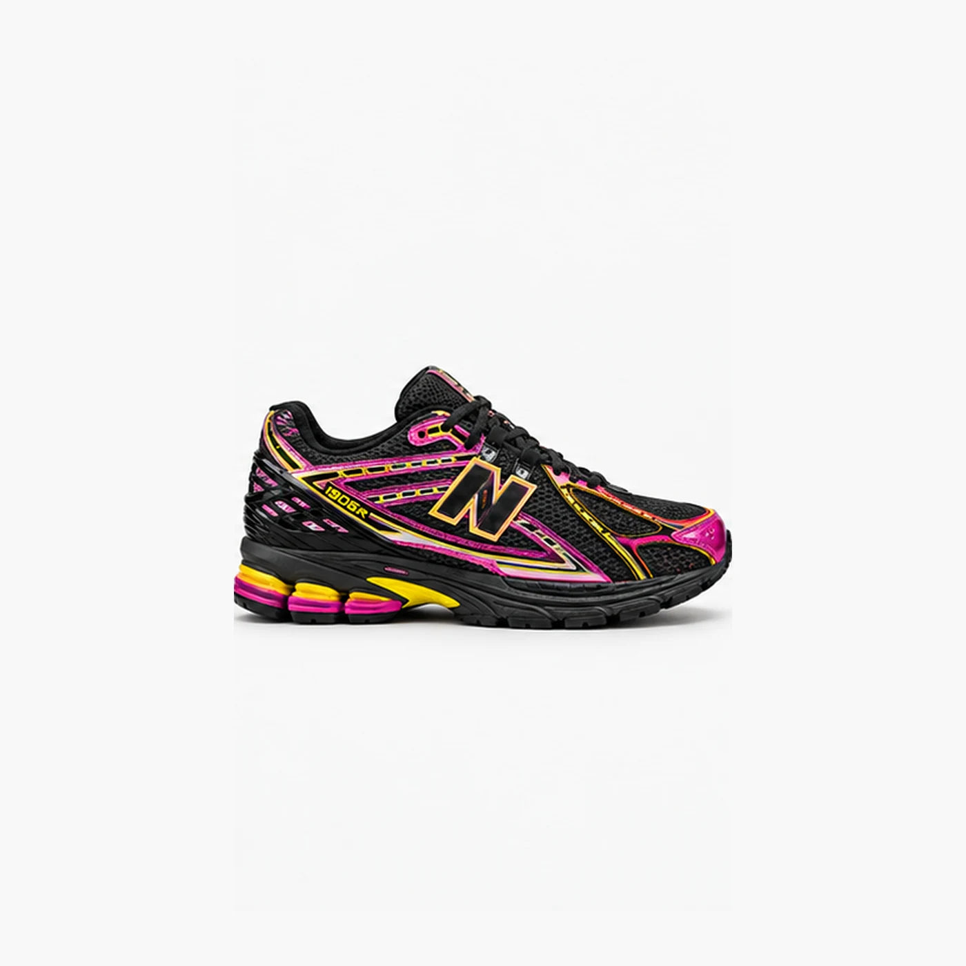 New Balance 1906R Noir multicolore — Profil extérieur