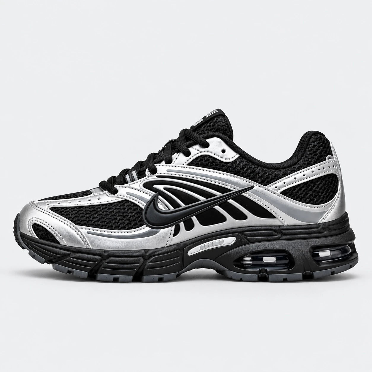 Nike Air Max Moto 2K Argent-noir — Profil intérieur