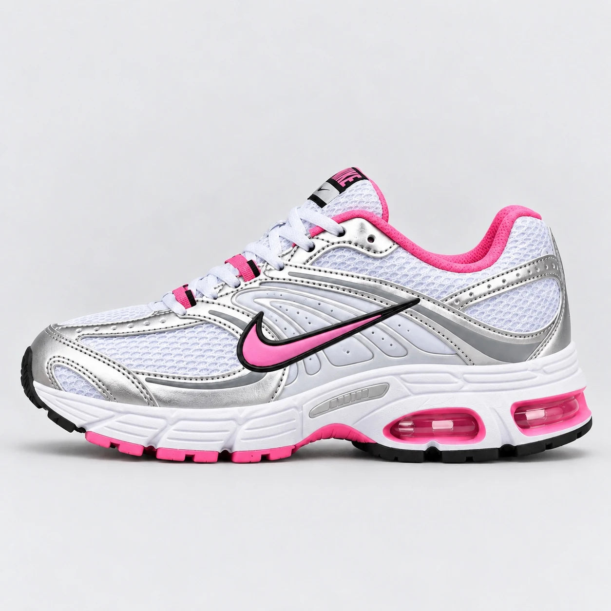 Nike Air Max Moto 2K Argent-rose — Profil extérieur