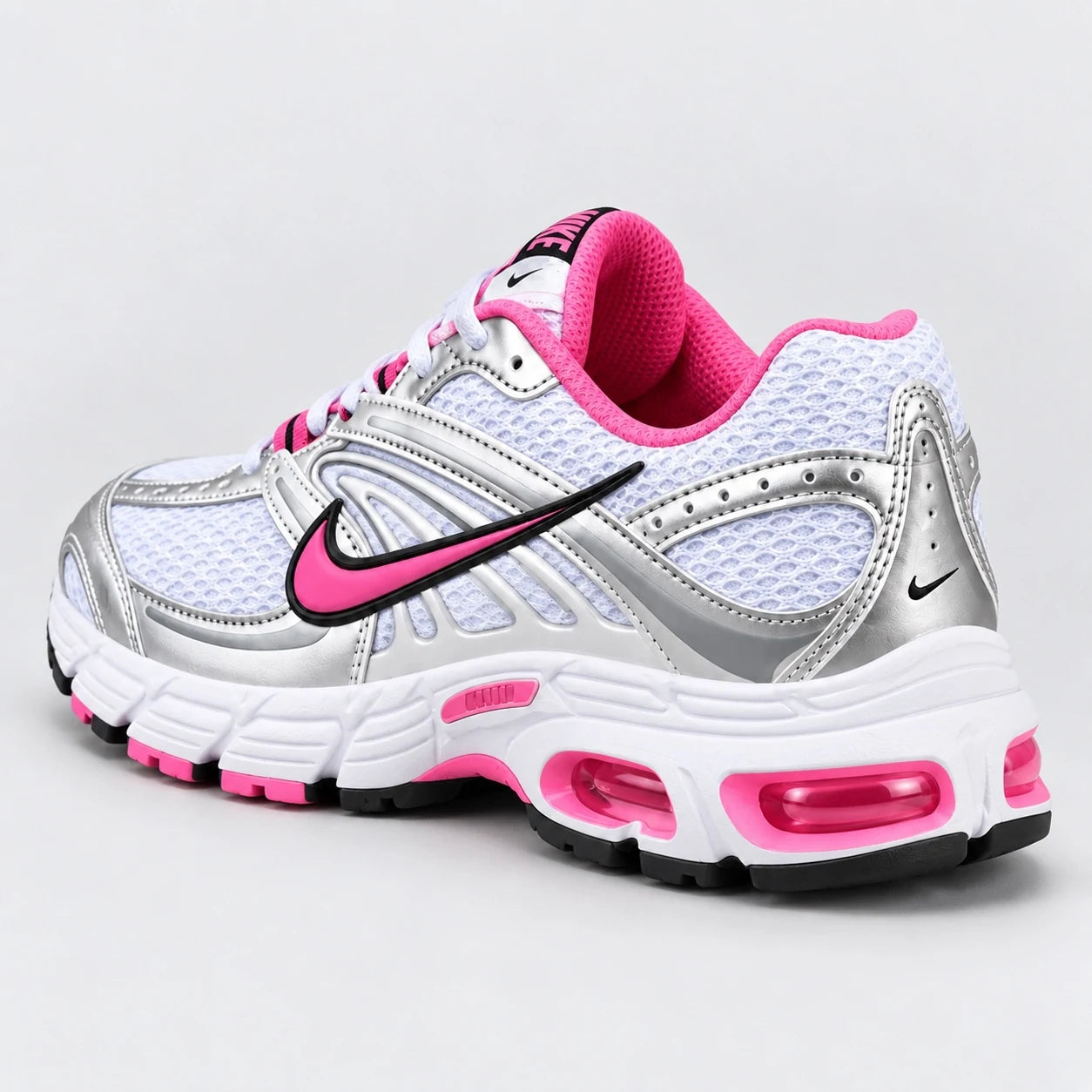 Nike Air Max Moto 2K Argent-rose — 3/4 arrière
