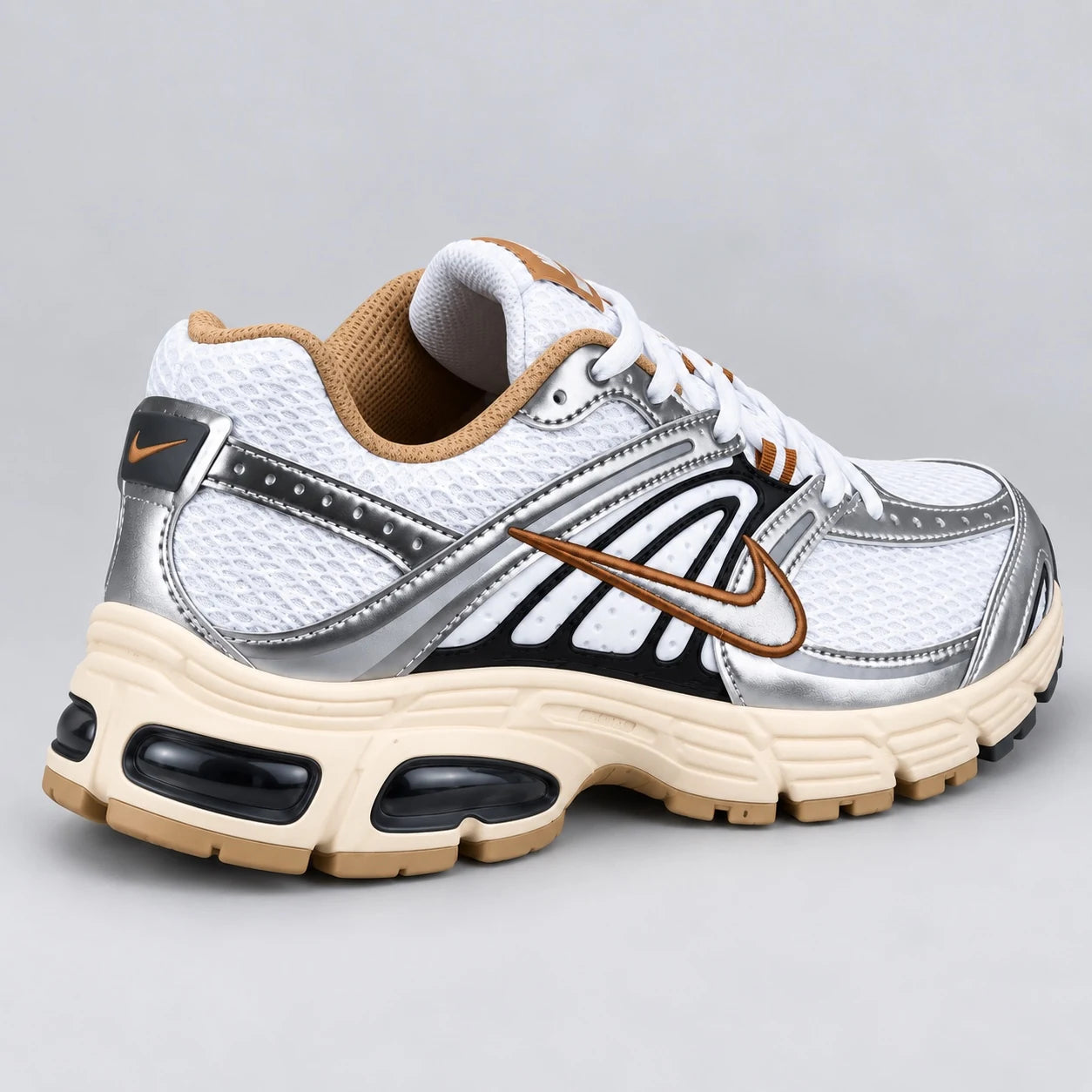 Nike Air Max Moto 2K Beige-marron — 3/4 arrière