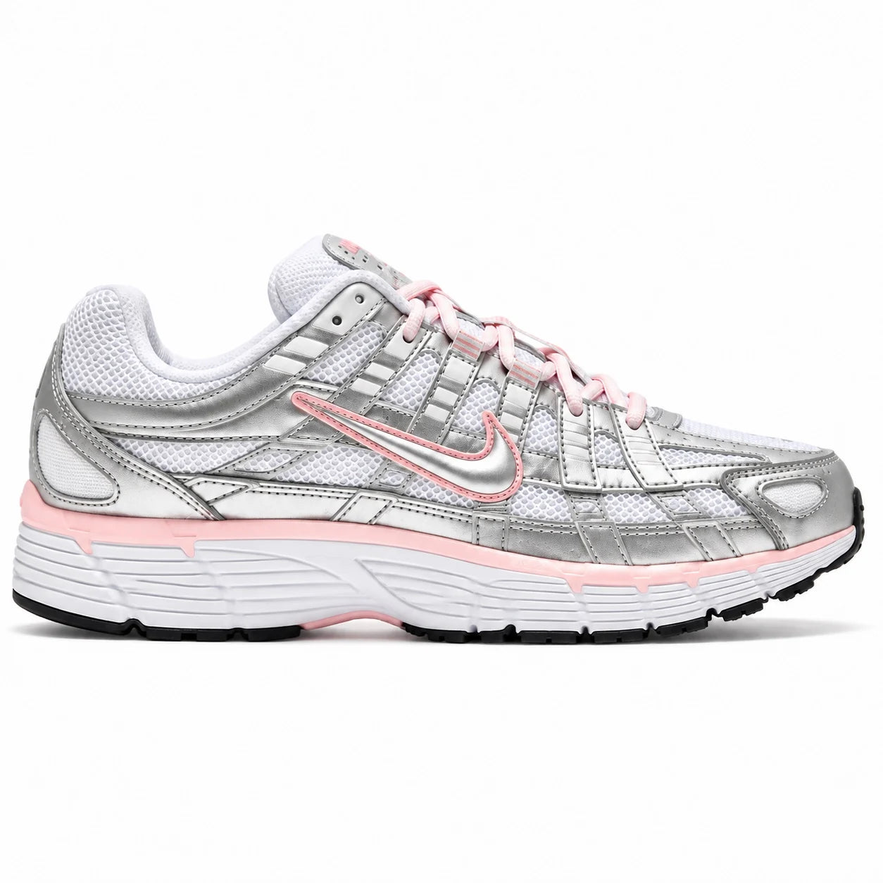 Nike P-6000 Argent-rose clair — Profil intérieur