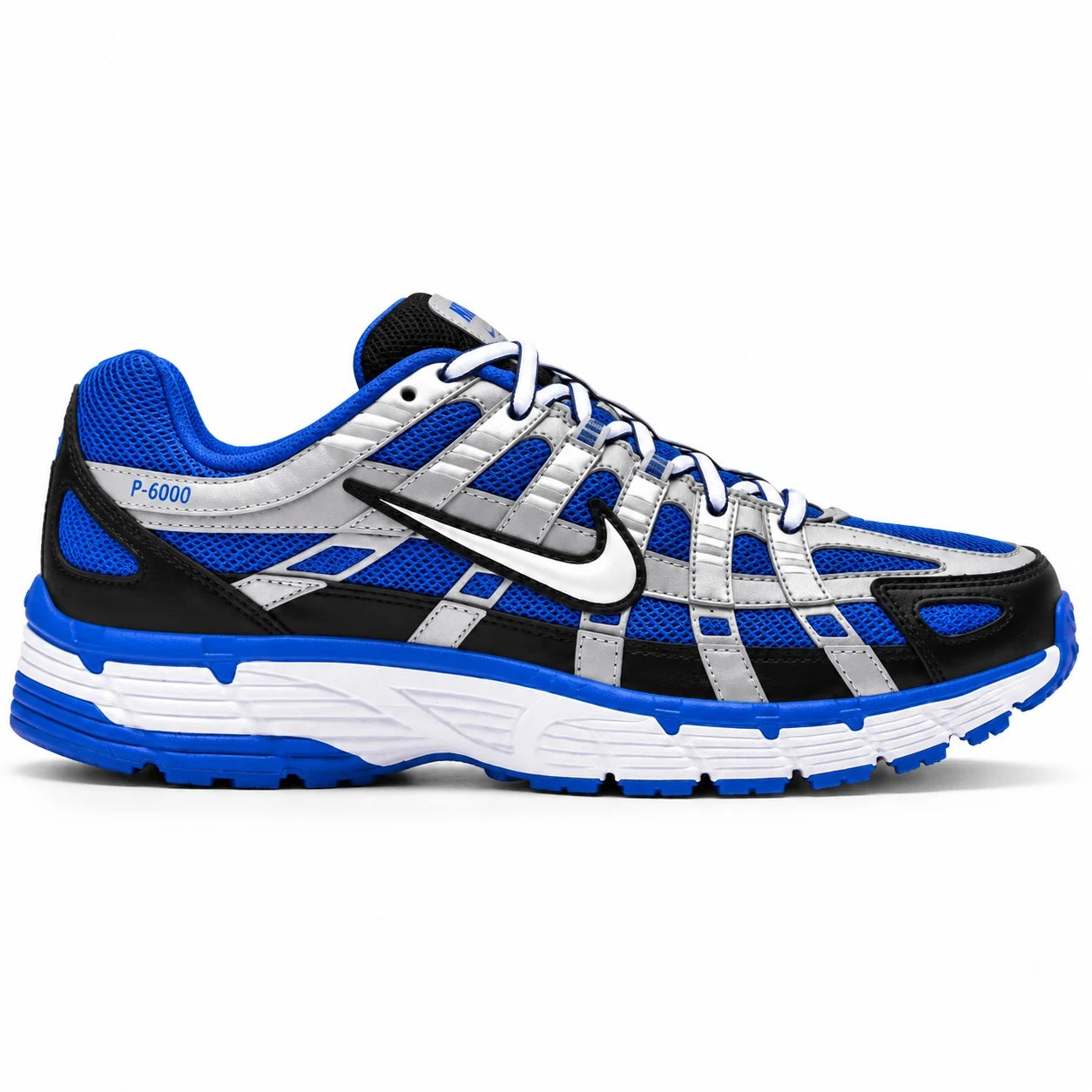 Nike P-6000 Bleu royal-argent-noir — Profil intérieur