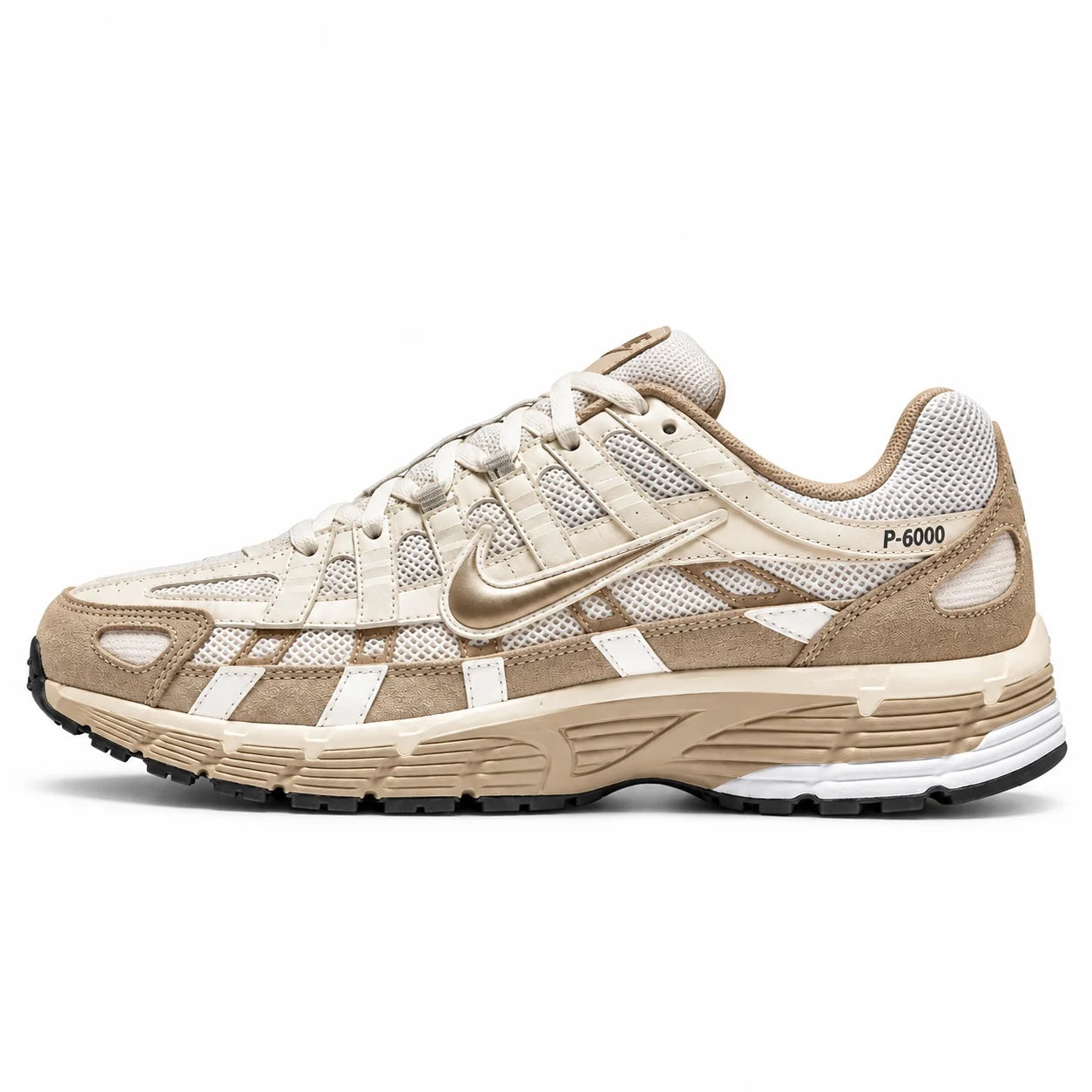 Nike P-6000 Crème-beige — Profil extérieur