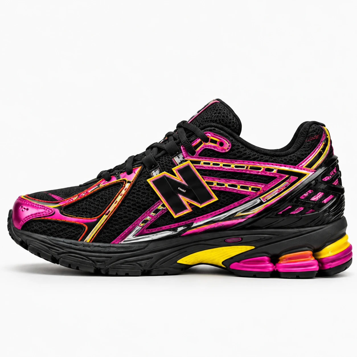 New Balance 1906R Noir multicolore — Profil intérieur